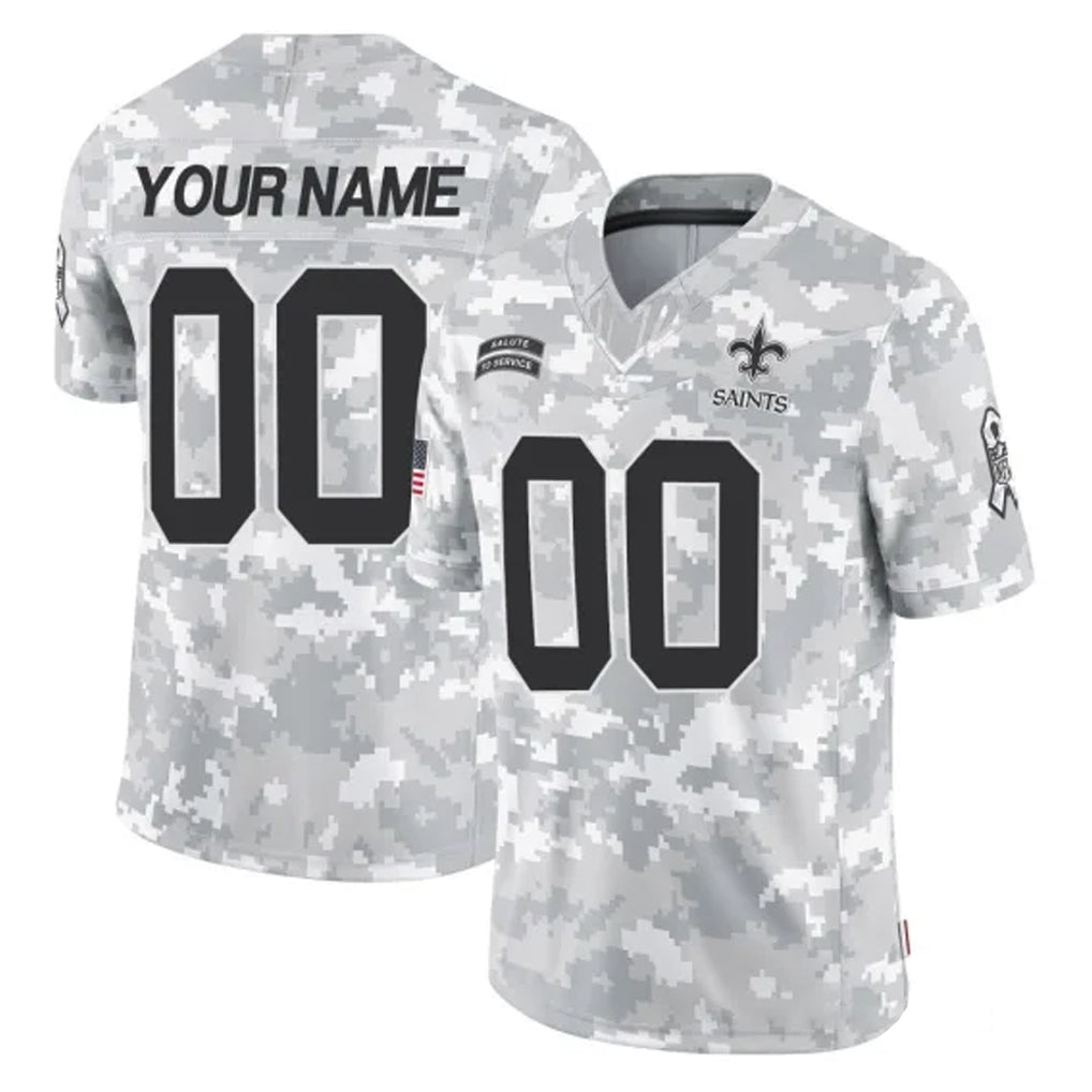 Odoa Custom NO.Saints Arctic Camo Salute To Service Limited Game Any Name & Numbers Stitched Jerseys