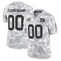 Odoa Custom NY.Giants Arctic Camo Salute To Service Limited Game Any Name & Numbers Stitched Jerseys