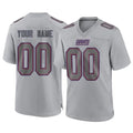Odoa Custom NY.Giants Gray Atmosphere Fashion Limited Game Any Name & Numbers Stitched Jerseys