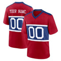 Odoa Custom NY.Giants Red Century Home Game Any Name & Numbers Stitched Jerseys