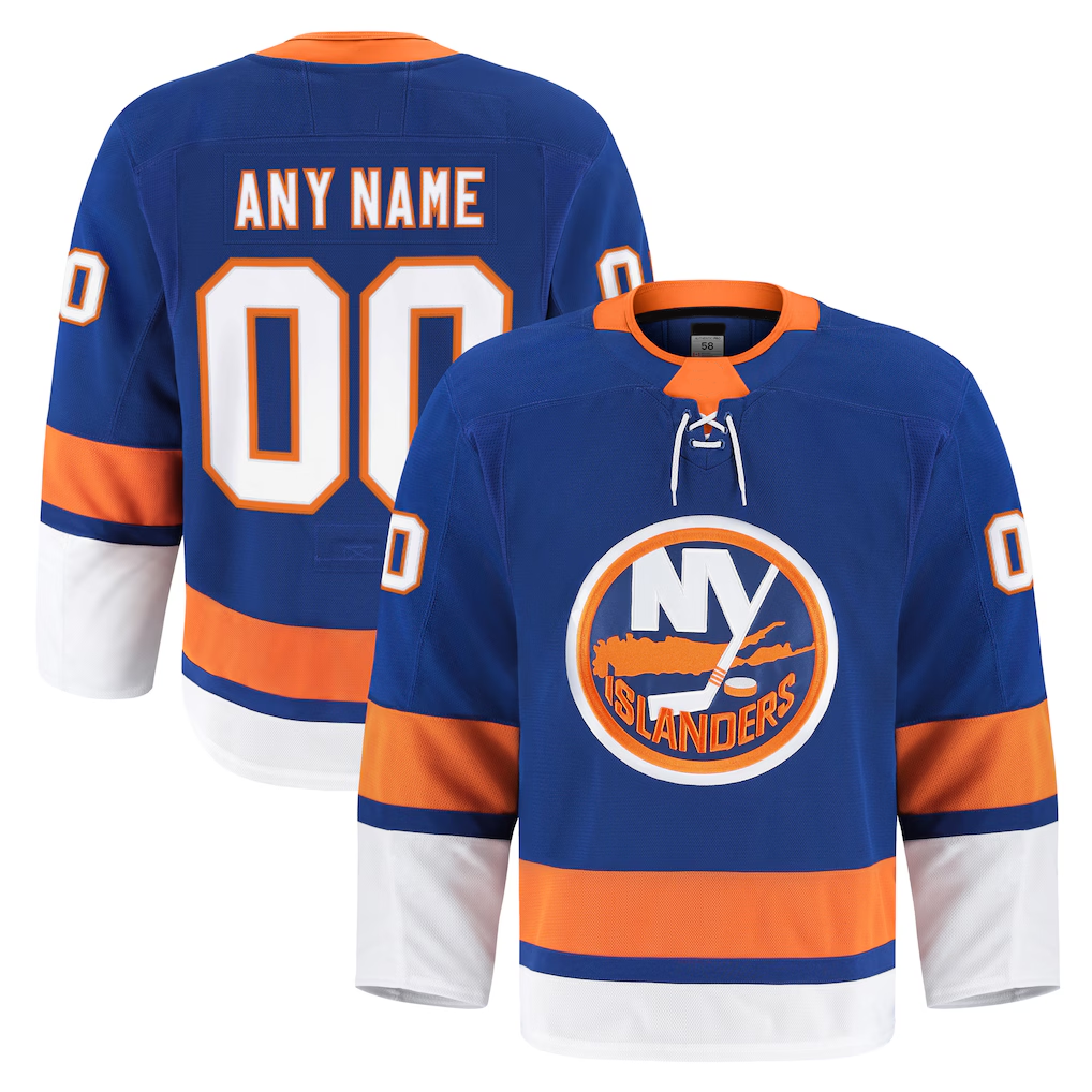 Odoa Custom NY.Islanders Royal Home Authentic Pro Jerseys