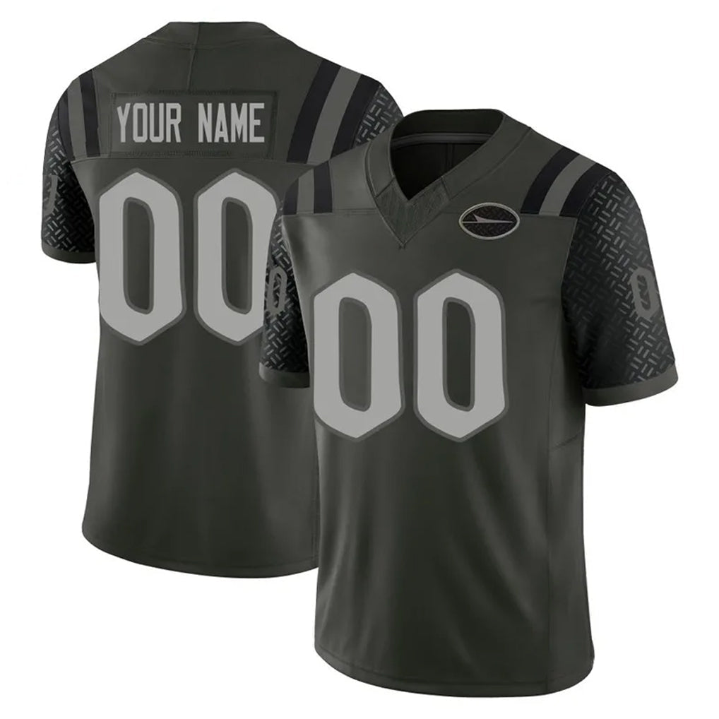 Odoa Custom NY.Jets Green Limited 2025 Rivalries Collection Home Game Any Name & Numbers Stitched Jerseys
