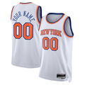 Odoa Custom NY.Knicks White Swingman Jerseys - Association Edition