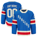 Odoa Custom NY.Rangers Blue Centennial Authentic Pro Jerseys