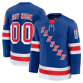 Odoa Custom NY.Rangers Royal Home Premium Jerseys