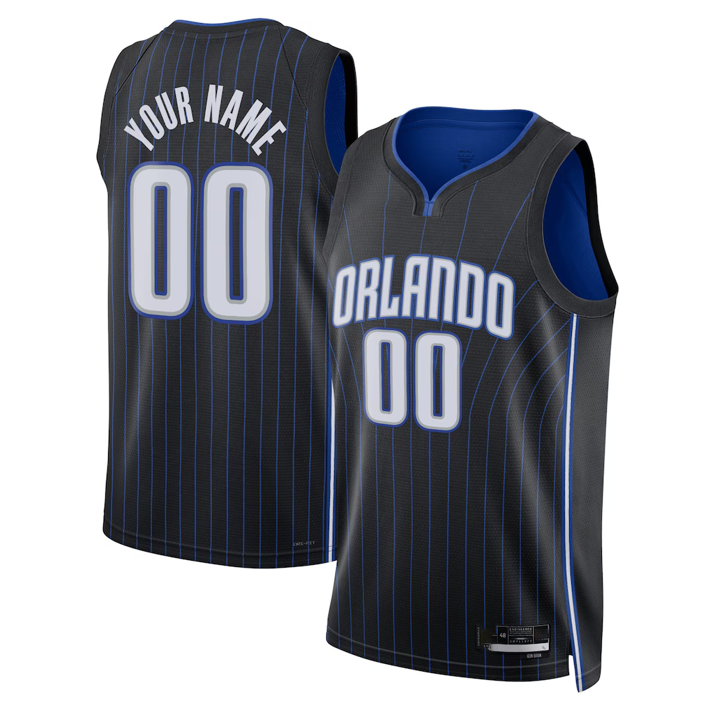 Odoa Custom O.Magic Black Swingman Jerseys - Icon Edition