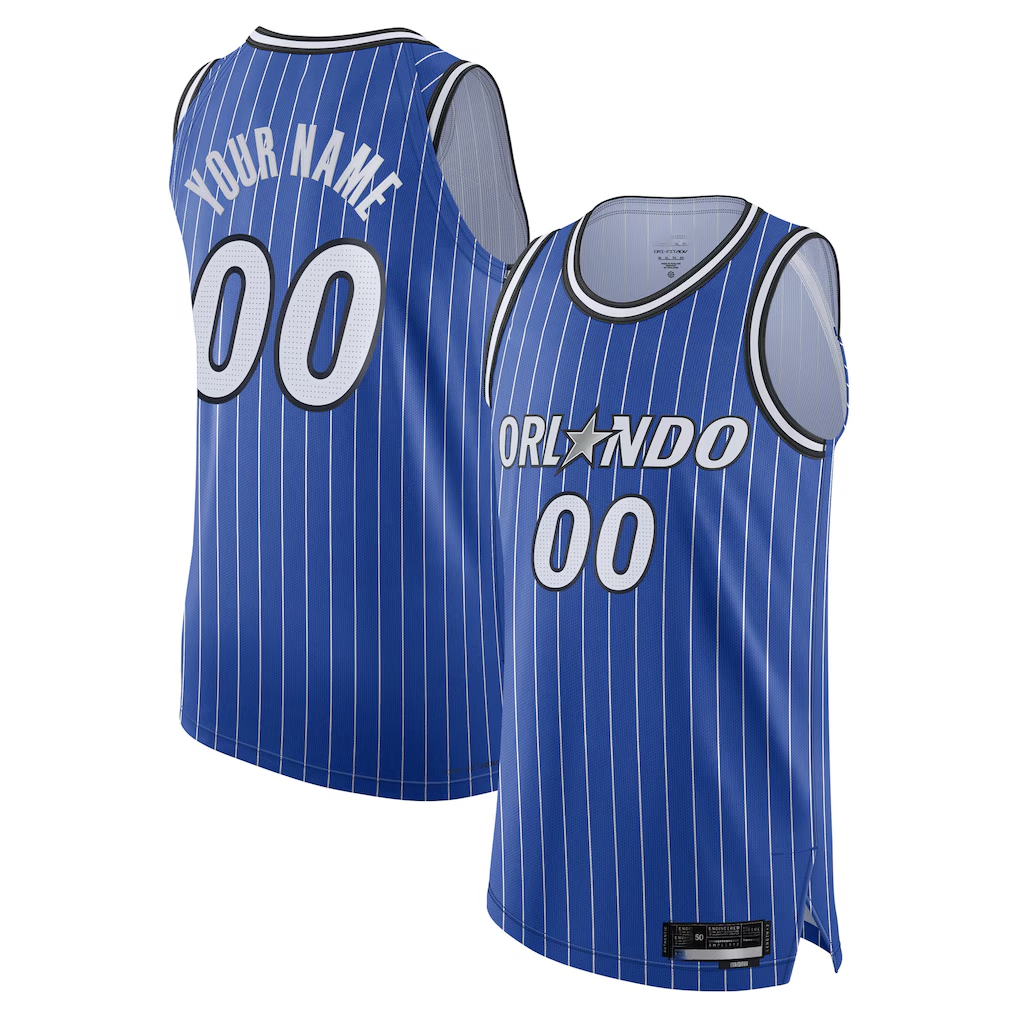 Odoa Custom O.Magic Blue Authentic Jerseys - Icon Edition