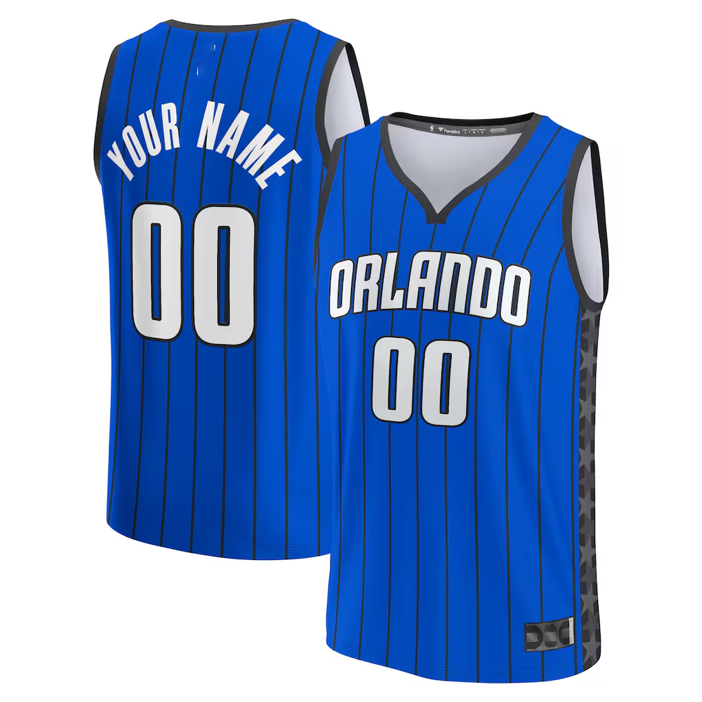 Odoa Custom O.Magic Blue Fast Break Jerseys - Statement Edition