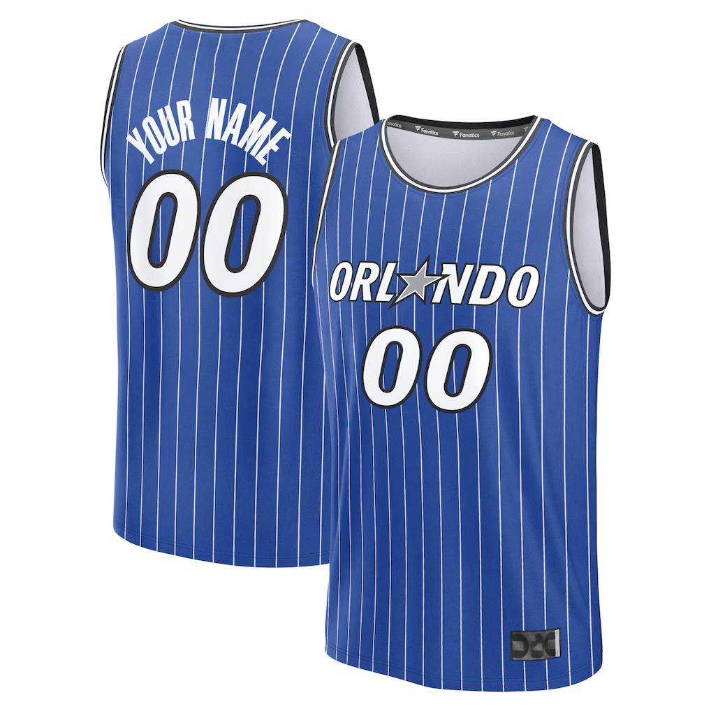 Odoa Custom O.Magic Blue Fast Break Replica Jerseys - Icon Edition