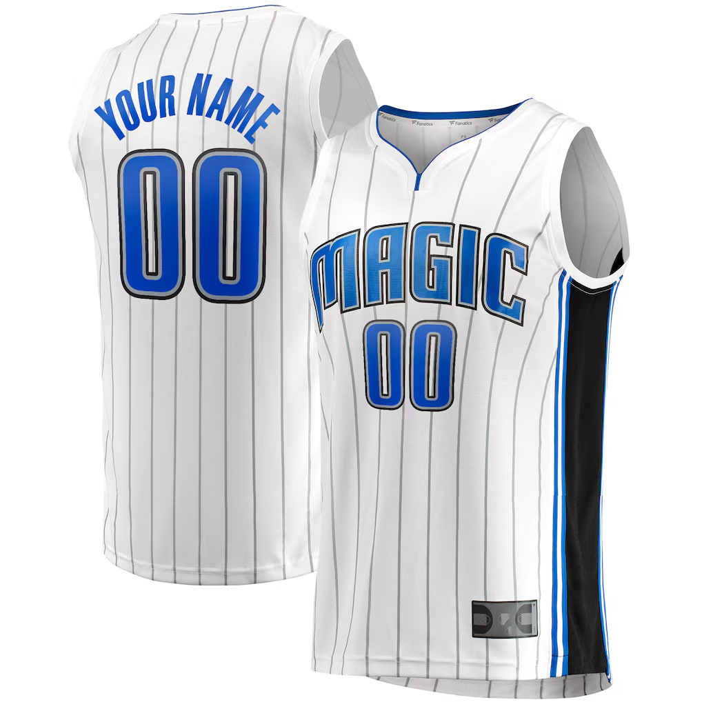 Odoa Custom O.Magic White Fast Break Replica Jerseys - Association Edition