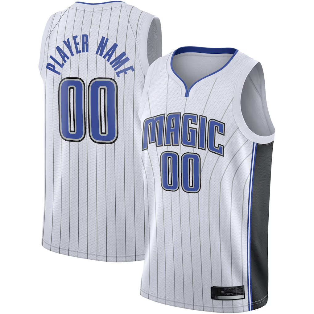 Odoa Custom O.Magic White 202021 Swingman Jerseys - Association Edition