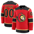 Odoa Custom O.Senators Red Alternate Premium Jerseys