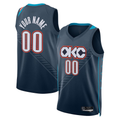 Odoa Custom OC.Thunder Blue 202526 City Edition Swingman Stitched Jerseys