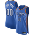 Odoa Custom OC.Thunder Blue Authentic Stitched Jerseys - Icon Edition