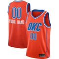 Odoa Custom OC.Thunder Orange Swingman Stitched Jerseys- Statement Edition