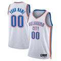 Odoa Custom OC.Thunder White Swingman Stitched Jerseys- Association Edition
