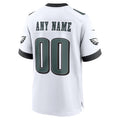 Odoa Custom P.Eagles White Stitched Home Game Stitched Jerseys