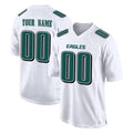 Odoa Custom P.Eagles White Tundra Fashion Home Game Any Name & Numbers Stitched Jerseys
