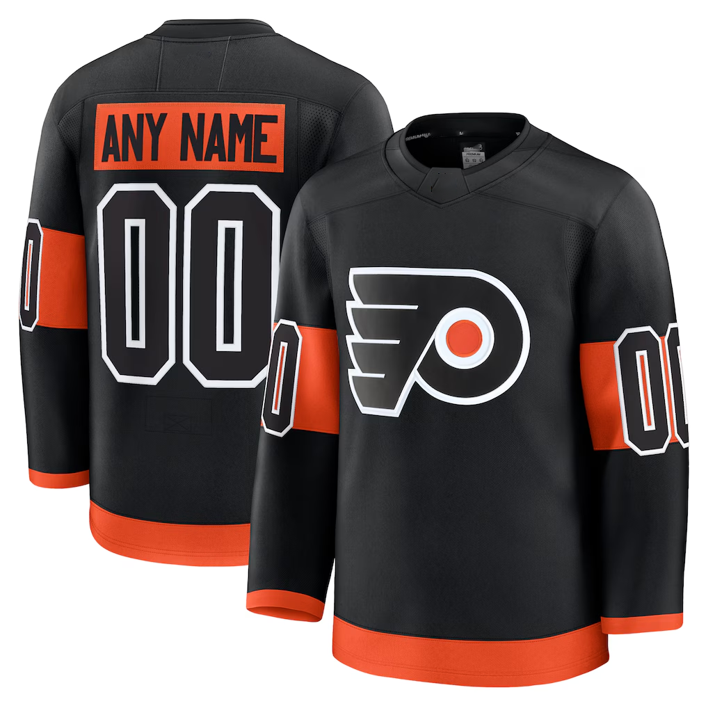 Odoa Custom P.Flyers Black Alternate Premium Jerseys