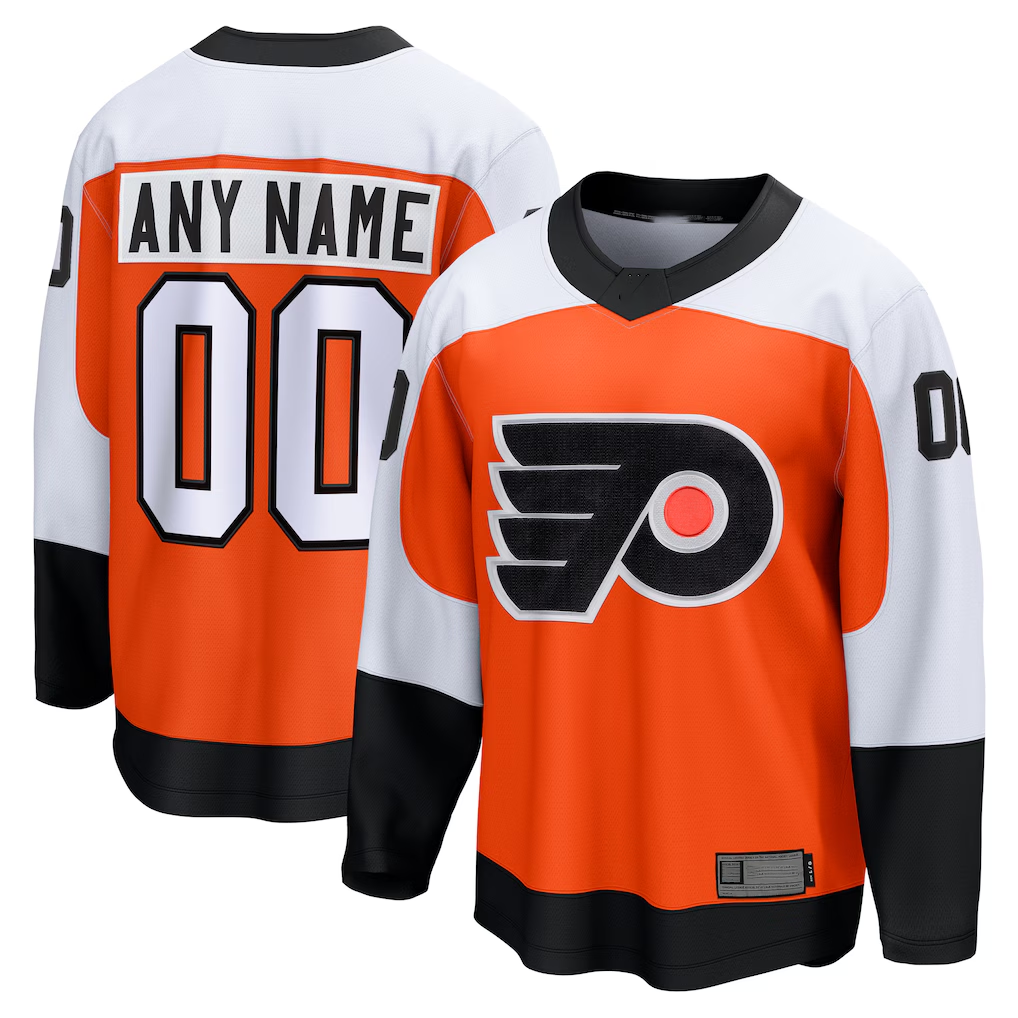 Odoa Custom P.Flyers Orange Home Breakaway Jerseys