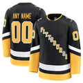 Odoa Custom P.Penguins Black Alternate Premium Jerseys