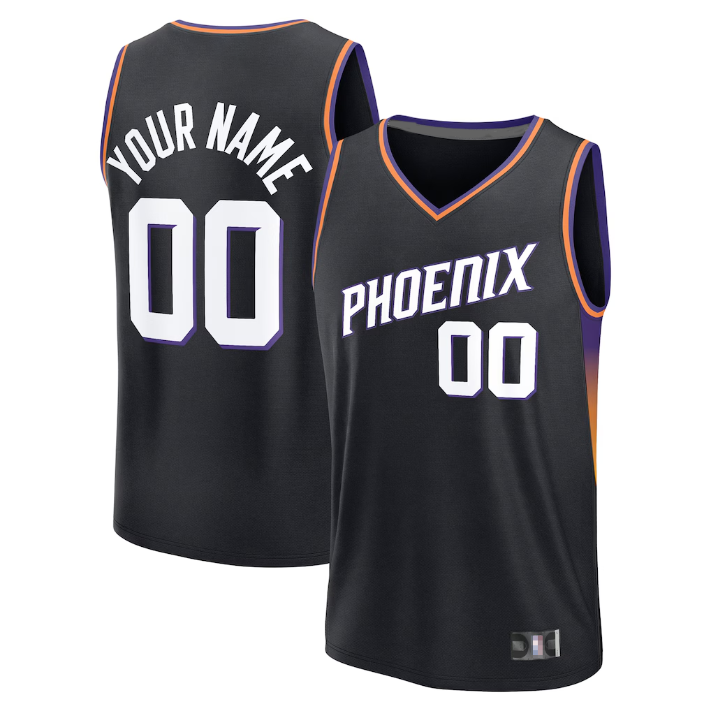 Odoa Custom P.Suns White Fast Break Stitched Jerseys - Association Edition