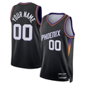 Odoa Custom P.Suns Black Swingman Stitched Jerseys - Statement Edition