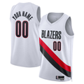 Odoa Custom PT.Blazers White Swingman Stitched Jerseys - Association Edition