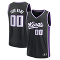 Odoa Custom S.Kings Black Fast Break Stitched Jerseys - Icon Edition