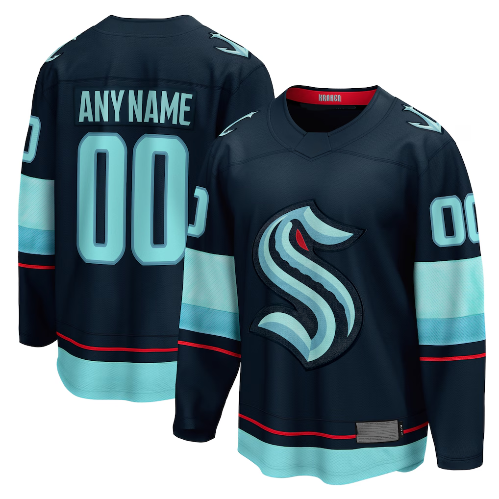 Odoa Custom S.Kraken Deep Sea Blue Home Breakaway Jerseys
