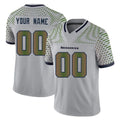 Odoa Custom S.Seahawks Grey Limited 2025 Rivalries Collection Home Game Any Name & Numbers Stitched Jerseys
