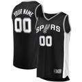 Odoa Custom SA.Spurs Black Swingman Jerseys - Icon Edition