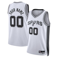 Odoa Custom SA.SpursWhite Swingman Stitched Jerseys- Association Edition