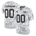 Odoa Custom SF.49ers Arctic Camo Limited Salute To Service Home Game Any Name & Numbers Stitched Jerseys