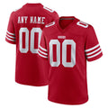 Odoa Custom SF.49ers Red Game Home Any Name & Numbers Stitched Jerseys