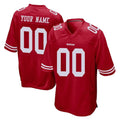 Odoa Custom SF.49ers Red Home Game Any Name & Numbers Stitched Jerseys