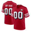 Odoa Custom SF.49ers Red Limited Alternate 80th Vapor Home Game Any Name & Numbers Stitched Jerseys
