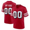 Odoa Custom SF.49ers Red Limited Alternate Vapor Home Game Any Name & Numbers Stitched Jerseys