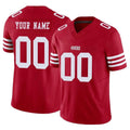 Odoa Custom SF.49ers Red Limited Vapor F.U.S.E. Home Game Any Name & Numbers Stitched Jerseys