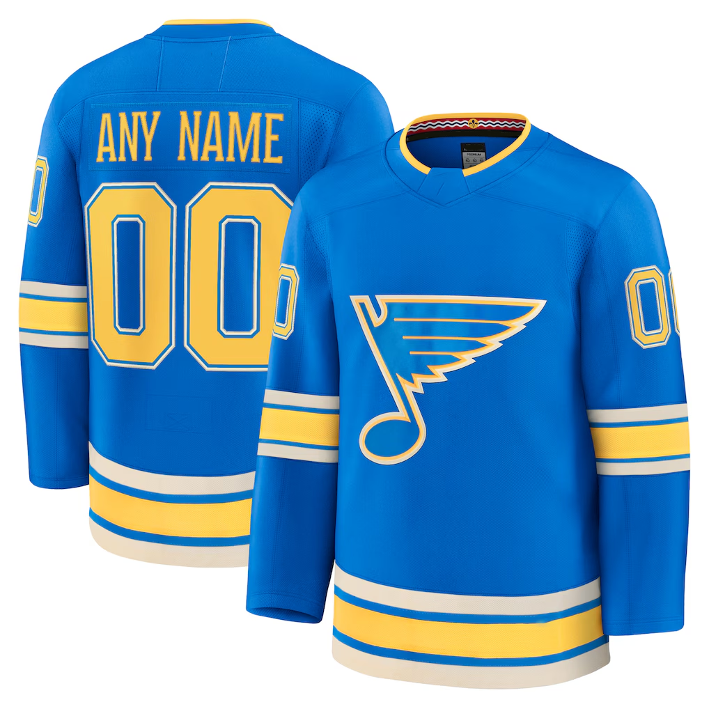 Odoa Custom SL.Blues Blue Alternate Premium Jerseys