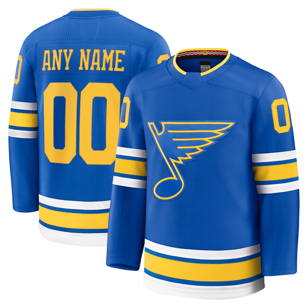 Odoa Custom SL.Blues Blue Home Premium Jerseys