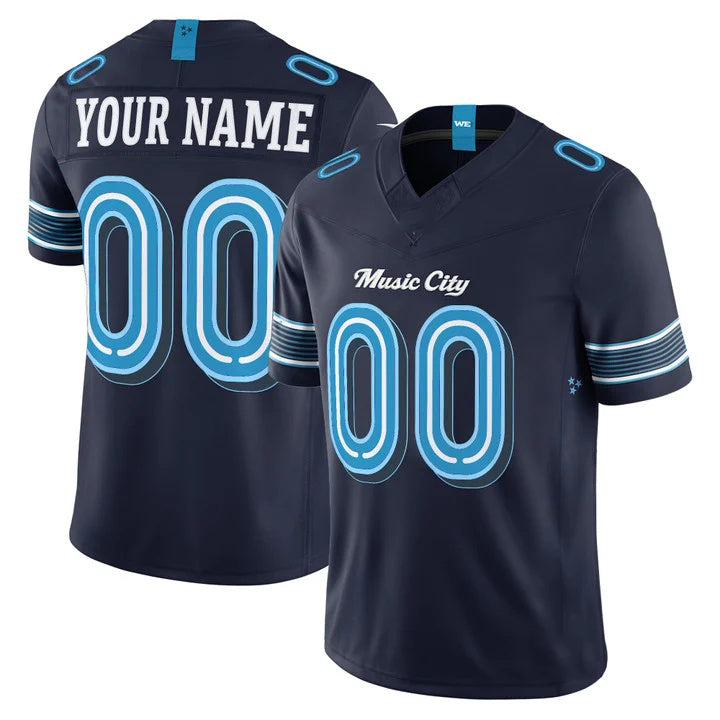 Odoa Custom T.Titans Navy 2026 Rivalries Vapor Limited Jersey - All Stitched