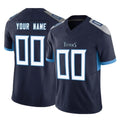 Odoa Custom T.Titans Navy Limited Vapor F.U.S.E. Home Game Any Name & Numbers Stitched Jerseys