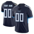 Odoa Custom T.Titans Navy Limited Vapor Untouchable Home Game Any Name & Numbers Stitched Jerseys