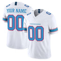 Odoa Custom T.Titans White Limited Vapor F.U.S.E. Home Game Any Name & Numbers Stitched Jerseys