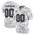 Odoa Custom TB.Buccaneers Arctic Camo Limited Salute To Service Home Game Any Name & Numbers Stitched Jerseys