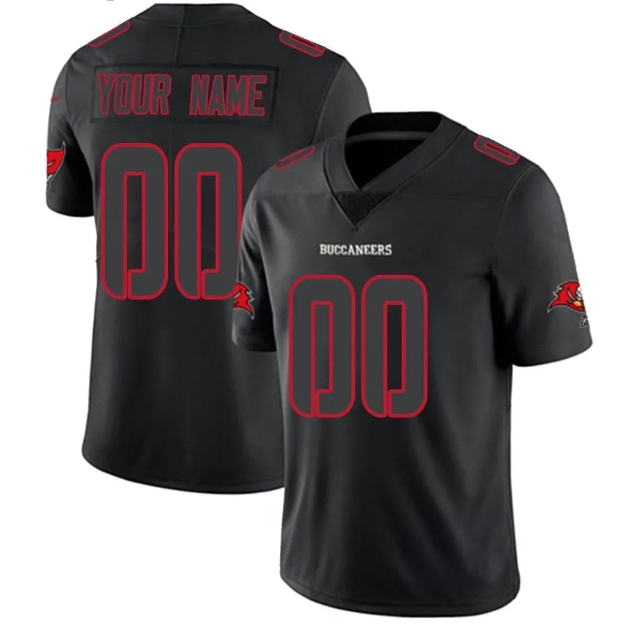 Odoa Custom TB.Buccaneers Limited Black Stitched Jerseys