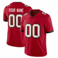 Odoa Custom TB.Buccaneers Red Limited Vapor F.U.S.E. Home Game Any Name & Numbers Stitched Jerseys
