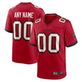 Odoa Custom TB.Buccaneers Red Replica Game Stitched Jerseys