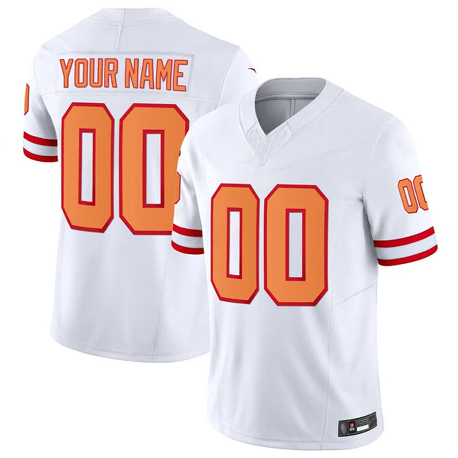 Odoa Custom TB.Buccaneers White Vapor F.U.S.E. Limited Stitched Jerseys
